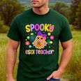 Spooky ESOL Teacher Halloween ESOL Teaching Coquette Men's Casual T-Shirt Forest Spooky ESOL Teacher Halloween ESOL Teaching Coquette Men's Casual T-Shirt Forest