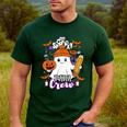 Spooky Para Crew Ghost Halloween Paraprofessional Teacher Men's Casual T-Shirt Forest Spooky Para Crew Ghost Halloween Paraprofessional Teacher Men's Casual T-Shirt Forest
