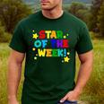 Star Of The Week Cheerful Recognition Student Teachers Class Men Women Kids Men's Casual T-Shirt Forest Star Of The Week Cheerful Recognition Student Teachers Class Men Women Kids Men's Casual T-Shirt Forest