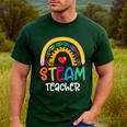 STEAM Teacher Squad Team Crew Back To School STEM Special Men's Casual T-Shirt Forest