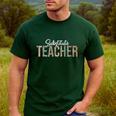 Substitute Teacher Supplies For Teachers Leopard For Men Women Men's Casual T-Shirt Forest Substitute Teacher Supplies For Teachers Leopard For Men Women Men's Casual T-Shirt Forest