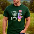Being A Substitute Teacher Substitute Teaching Men's Casual T-Shirt Forest