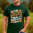 Be Like Subtraction Make A Difference Teacher Student Math Men's Casual T-Shirt Forest Be Like Subtraction Make A Difference Teacher Student Math Men's Casual T-Shirt Forest