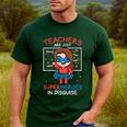 Super Hero Teacher Superheroes In Disguise Men's Casual T-Shirt Forest Super Hero Teacher Superheroes In Disguise Men's Casual T-Shirt Forest