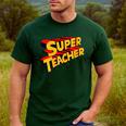 Super Teacher SuperTeacher Men's Casual T-Shirt Forest Super Teacher SuperTeacher Men's Casual T-Shirt Forest