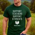 Support Teachers Support Students Red For Ed T-Shirt Men's Casual T-Shirt Forest Support Teachers Support Students Red For Ed T-Shirt Men's Casual T-Shirt Forest