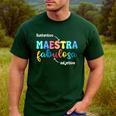 Sustantivo Maestra Fabulosa Adjetivo Spanish Teacher Men's Casual T-Shirt Forest