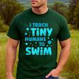 Swimming Teacher I Teach Tiny Humans To Swim Swim Instructor Men's Casual T-Shirt Forest Swimming Teacher I Teach Tiny Humans To Swim Swim Instructor Men's Casual T-Shirt Forest