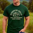 Synonym Rolls Joke Cinnamon Rolls Grammar Pun Teacher Men's Casual T-Shirt Forest Synonym Rolls Joke Cinnamon Rolls Grammar Pun Teacher Men's Casual T-Shirt Forest
