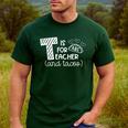 T Is For Teacher And Tacos For Teacher & Tacos Lovers Men Women Girls Kids Men's Casual T-Shirt Forest