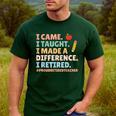 I Came I Taught I Made a Difference Proud Retired Teacher Men's Casual T-Shirt Forest I Came I Taught I Made a Difference Proud Retired Teacher Men's Casual T-Shirt Forest