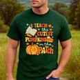 I Teach The Coolest Pumpkins In The Patch Teacher Halloween Men's Casual T-Shirt Forest I Teach The Coolest Pumpkins In The Patch Teacher Halloween Men's Casual T-Shirt Forest