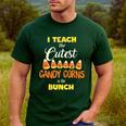 I Teach The Cutest Candy Corn In The Patch Teacher Halloween Men's Casual T-Shirt Forest I Teach The Cutest Candy Corn In The Patch Teacher Halloween Men's Casual T-Shirt Forest
