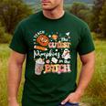 I Teach The Cutest Pumpkins In The Patch Halloween Teacher Men's Casual T-Shirt Forest I Teach The Cutest Pumpkins In The Patch Halloween Teacher Men's Casual T-Shirt Forest