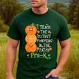 I Teach The Cutest Pumpkins In Patch Pre-K Halloween Teacher Men's Casual T-Shirt Forest