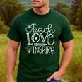 Teach Love Inspire Retro Teacher Kids Back To School Men's Casual T-Shirt Forest Teach Love Inspire Retro Teacher Kids Back To School Men's Casual T-Shirt Forest