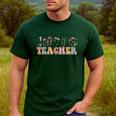 Teach Them Love Them Watch Them Grow Teacher Men's Casual T-Shirt Forest Teach Them Love Them Watch Them Grow Teacher Men's Casual T-Shirt Forest