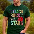 I Teach Rockstars Band Vibes Teacher Rocks My Music Teaching Men's Casual T-Shirt Forest I Teach Rockstars Band Vibes Teacher Rocks My Music Teaching Men's Casual T-Shirt Forest