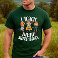 I Teach Superheroes Cute Back To School Teacher Men's Casual T-Shirt Forest I Teach Superheroes Cute Back To School Teacher Men's Casual T-Shirt Forest