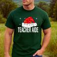 Teacher Aide Christmas Women Family Matching Group Xmas Men's Casual T-Shirt Forest Teacher Aide Christmas Women Family Matching Group Xmas Men's Casual T-Shirt Forest