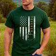 Teacher American Flag Teacher's Day Teaching Men's Casual T-Shirt Forest Teacher American Flag Teacher's Day Teaching Men's Casual T-Shirt Forest