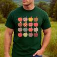Teacher Apple Back To School Art For School Supplies Men's Casual T-Shirt Forest Teacher Apple Back To School Art For School Supplies Men's Casual T-Shirt Forest