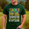 Teacher Assistant Is My Name Coordinating Teacher Aide For Men Women Men's Casual T-Shirt Forest