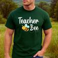 Teacher Bee Bumblebee Back To School Men's Casual T-Shirt Forest Teacher Bee Bumblebee Back To School Men's Casual T-Shirt Forest