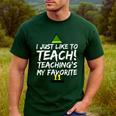 Teacher Christmas Teaching Is My Favorite Men's Casual T-Shirt Forest Teacher Christmas Teaching Is My Favorite Men's Casual T-Shirt Forest