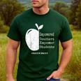 Teacher Empower Student Teacher Protest Supporter Red For Ed Men's Casual T-Shirt Forest