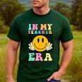 In My Teacher Era Retro Back To School Teacher Student Men's Casual T-Shirt Forest In My Teacher Era Retro Back To School Teacher Student Men's Casual T-Shirt Forest