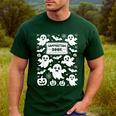 Teacher Halloween Composition Notebook Costume Halloween Men's Casual T-Shirt Forest