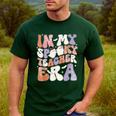 Teacher Halloween In My Spooky Teacher Era Retro Groovy Men's Casual T-Shirt Forest Teacher Halloween In My Spooky Teacher Era Retro Groovy Men's Casual T-Shirt Forest