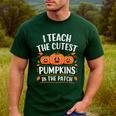 Teacher Halloween I Teach The Cutest Pumpkins In The Patch Men's Casual T-Shirt Forest Teacher Halloween I Teach The Cutest Pumpkins In The Patch Men's Casual T-Shirt Forest