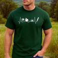 Teacher Heartbeat Red For Ed Men Women Men's Casual T-Shirt Forest Teacher Heartbeat Red For Ed Men Women Men's Casual T-Shirt Forest