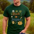 Teacher Inspire Love Men's Casual T-Shirt Forest Teacher Inspire Love Men's Casual T-Shirt Forest