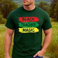 Teacher Magic Black History Month Educator For Men Women Men's Casual T-Shirt Forest Teacher Magic Black History Month Educator For Men Women Men's Casual T-Shirt Forest