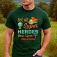 Teacher Not All Superheroes Wear Capes Teacher Squad Men's Casual T-Shirt Forest Teacher Not All Superheroes Wear Capes Teacher Squad Men's Casual T-Shirt Forest