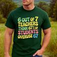 Teacher Overuse 67 Teacher Men's Casual T-Shirt Forest