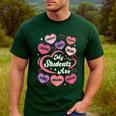 Teacher Positive Affirmations Candy Heart Valentine's Day Men's Casual T-Shirt Forest Teacher Positive Affirmations Candy Heart Valentine's Day Men's Casual T-Shirt Forest