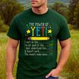 Teacher Power Of Yet Cant Do This Inspirational Women Men Men's Casual T-Shirt Forest