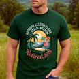 Teacher Retirement Shirts 2026 Goodbye Lesson Hello Freedom Men's Casual T-Shirt Forest