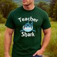 Teacher Shark Teacher For Men Women Men's Casual T-Shirt Forest Teacher Shark Teacher For Men Women Men's Casual T-Shirt Forest