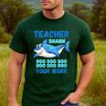 Teacher Shark Do Your Work Men's Casual T-Shirt Forest