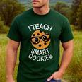Teacher Shirt I Teach Smart Cookies Shirt Nerd Tee Men's Casual T-Shirt Forest