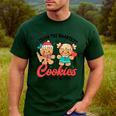 Teacher Of Smart Cookies Cute Gingerbread Teacher Christmas Men's Casual T-Shirt Forest Teacher Of Smart Cookies Cute Gingerbread Teacher Christmas Men's Casual T-Shirt Forest