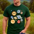 Teacher Space Science Learning Is Out Of World Solar System Men's Casual T-Shirt Forest Teacher Space Science Learning Is Out Of World Solar System Men's Casual T-Shirt Forest