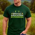 Teacher Superhero Student Educator Special Education Men's Casual T-Shirt Forest Teacher Superhero Student Educator Special Education Men's Casual T-Shirt Forest