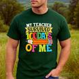 My Teacher Survived 100 Days Of Me 100th Day Of School Kids Men's Casual T-Shirt Forest My Teacher Survived 100 Days Of Me 100th Day Of School Kids Men's Casual T-Shirt Forest