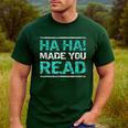 Teacher T Shirts Ha Ha Made You Read Shirt Men's Casual T-Shirt Forest Teacher T Shirts Ha Ha Made You Read Shirt Men's Casual T-Shirt Forest